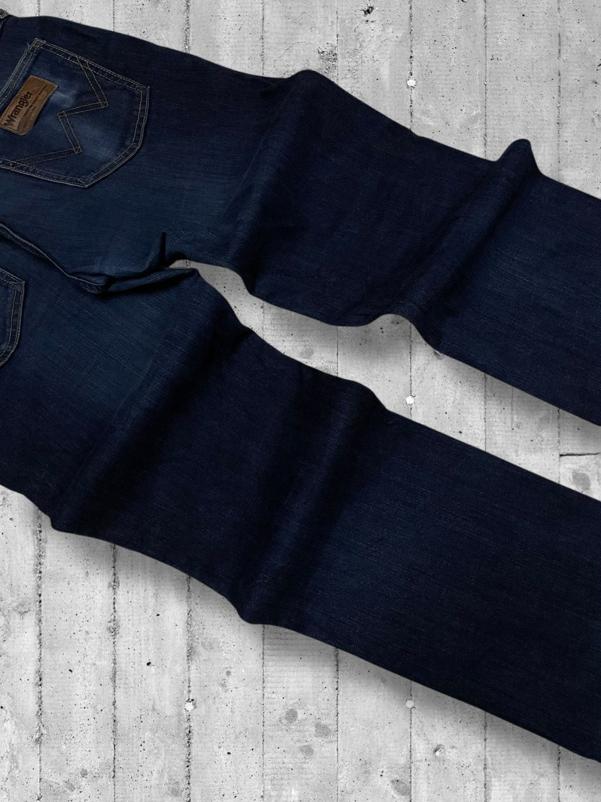 Designer × Vintage × Wrangler Vintage 90s Designer Wrangler Crafted With Pride Blue Denim Size US 32 / EU 48 - 13 Thumbnail
