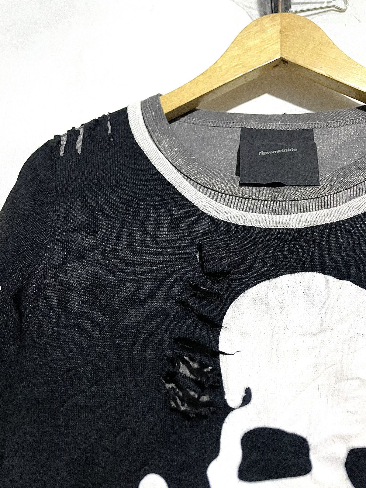 If Six Was Nine Skull Distressed Knit Punk Lgb Ifsixwasnine Style Size US S / EU 44-46 / 1 - 3 Thumbnail