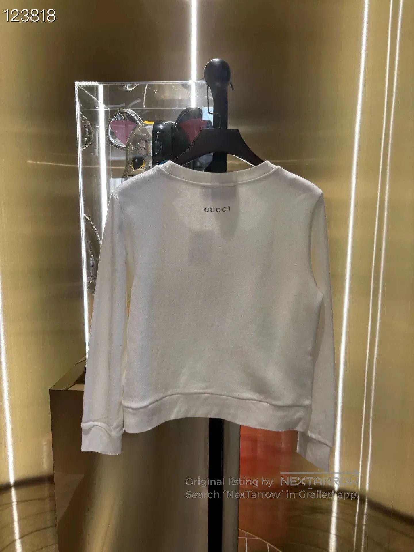 Gucci Gucci Deer Embroidery Fringe Sweatshirt. Size XS / US 0-2 / IT 36-38 - 2 Thumbnail
