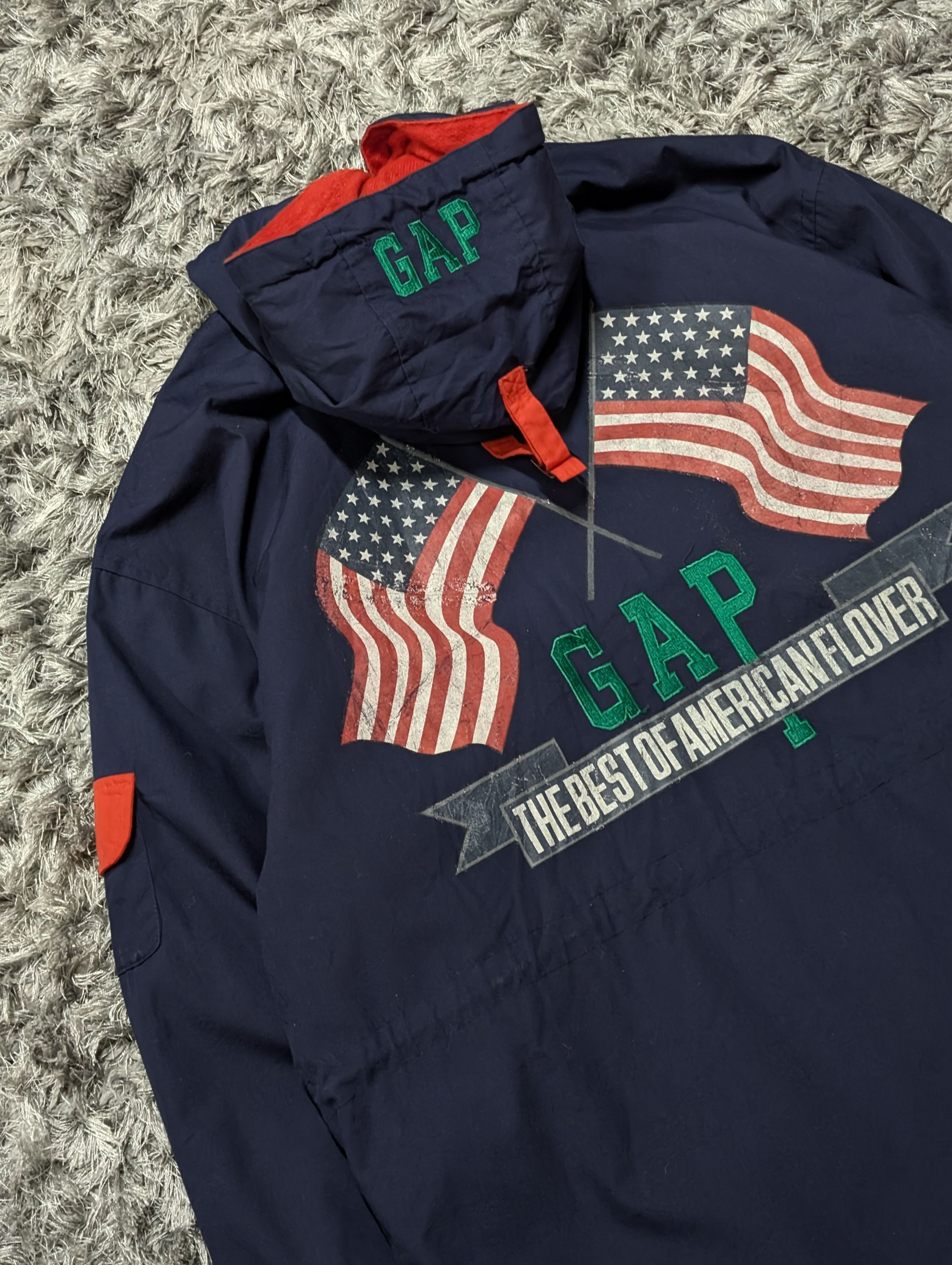 Gap Vintage Gap Classics American Flag Parkas Long Jacket Size US M / EU 48-50 / 2 - 8 Thumbnail