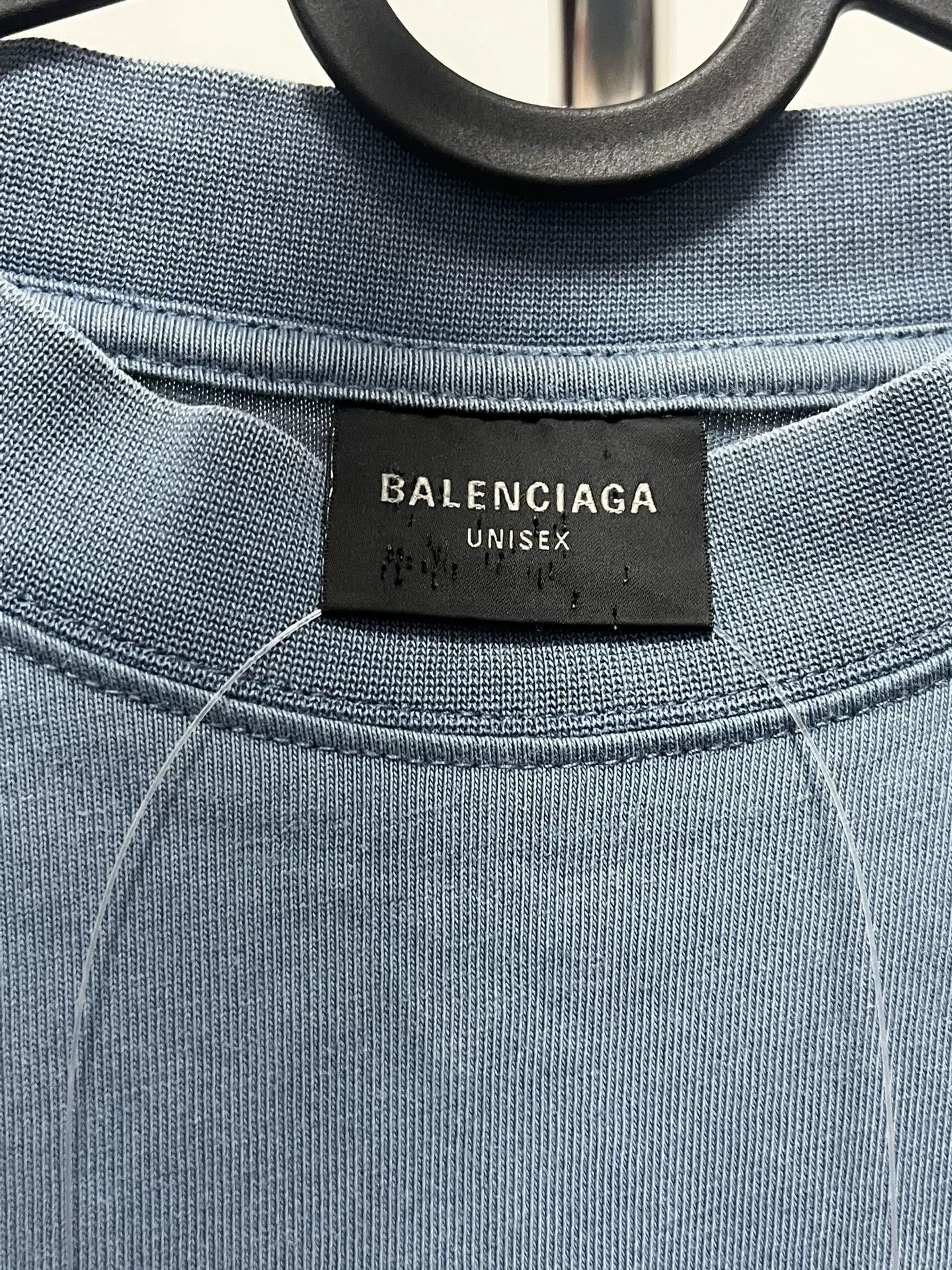 Balenciaga Balenciaga Blue Flame Short Sleeve T-Shirt Size US L / EU 52-54 / 3 - 6 Thumbnail