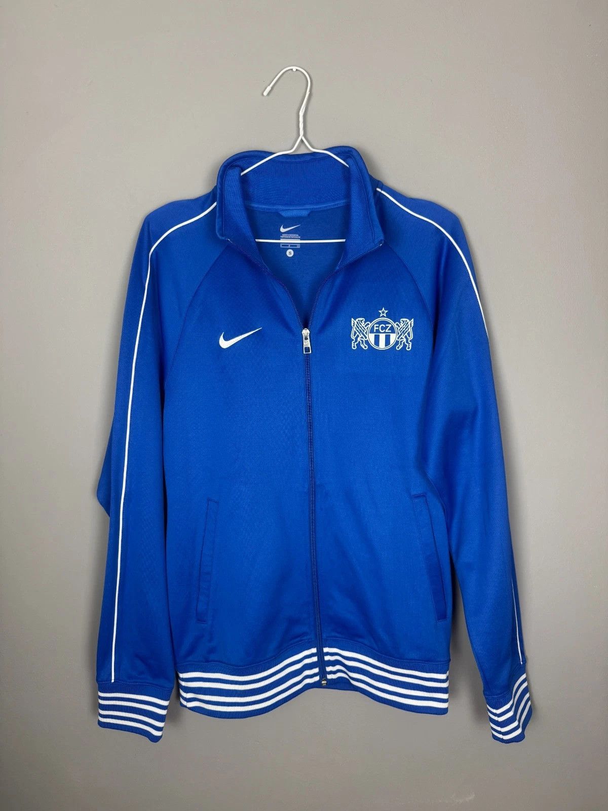 Nike FC Zurich Track Jacket Full Zip Football Soccer Jersey