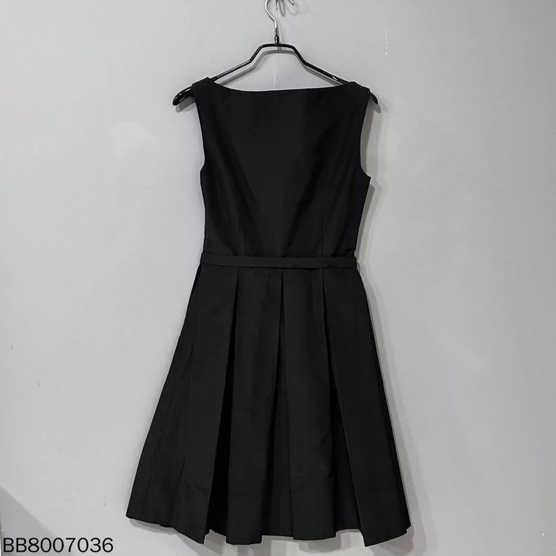 Prada Prada Black nylon dress 2502-Nextarrow Size XS / US 0-2 / IT 36-38 - 3 Thumbnail