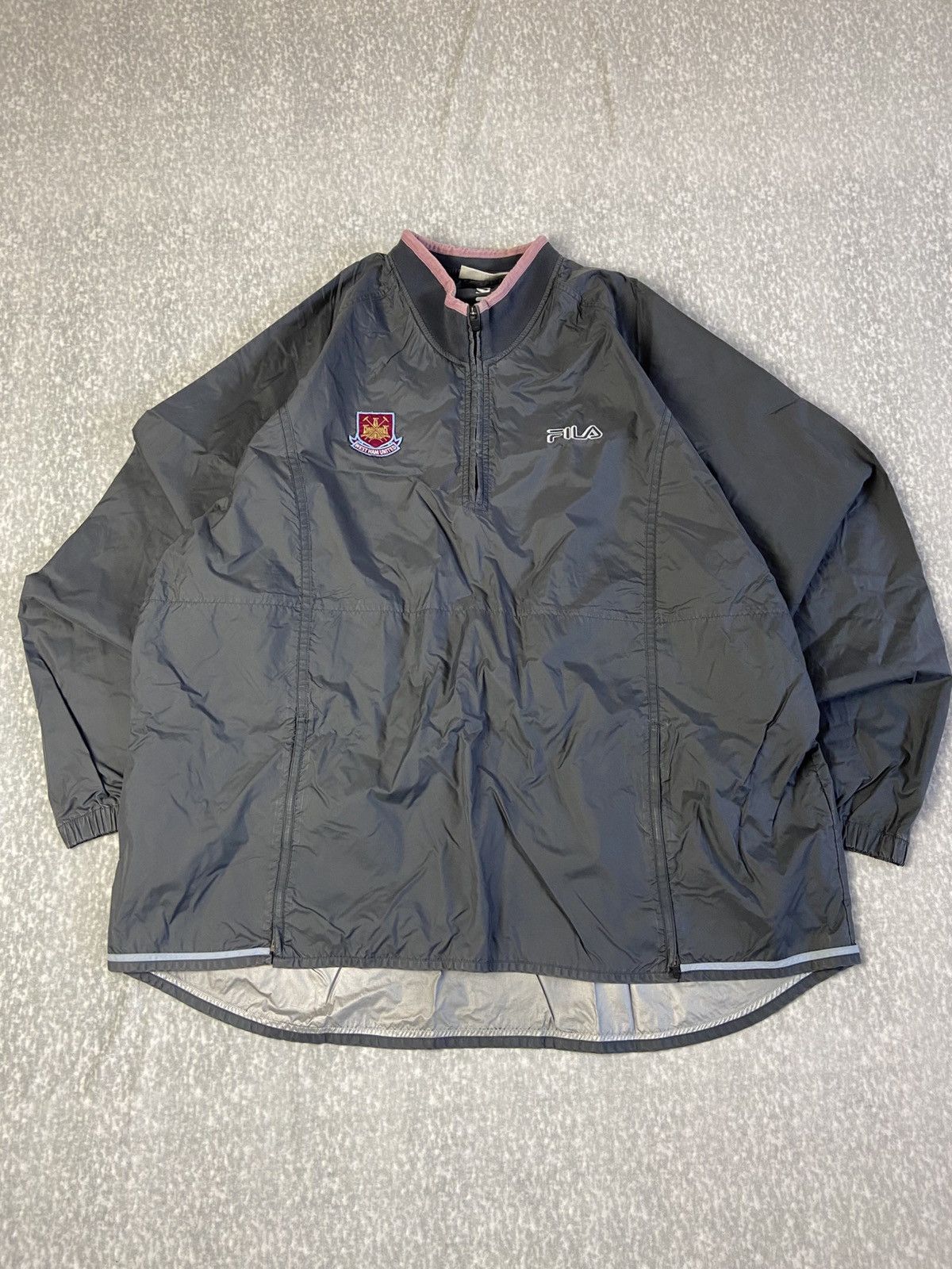 Fila Vintage FILA West Ham United training Jacket 1/4 Zip jersey Size US XXL / EU 58 / 5 - 1 Thumbnail