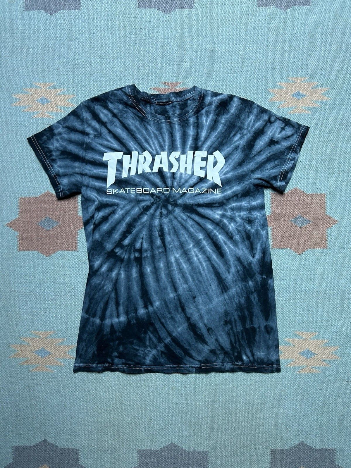 Vintage Thrasher magazine t shirt skateboarding magazine skate S Size US S / EU 44-46 / 1 - 1 Thumbnail