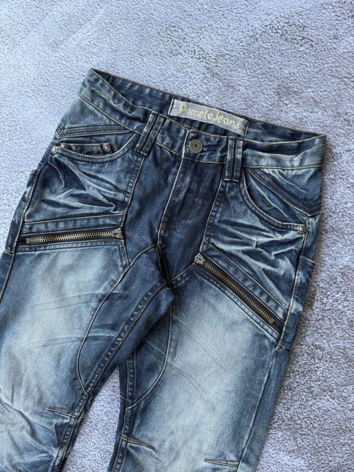 20471120 × Beauty Beast × Japanese Brand Pomelo jeans denim multizip ifsixwas kmrii styled Size US 30 / EU 46 - 5 Thumbnail