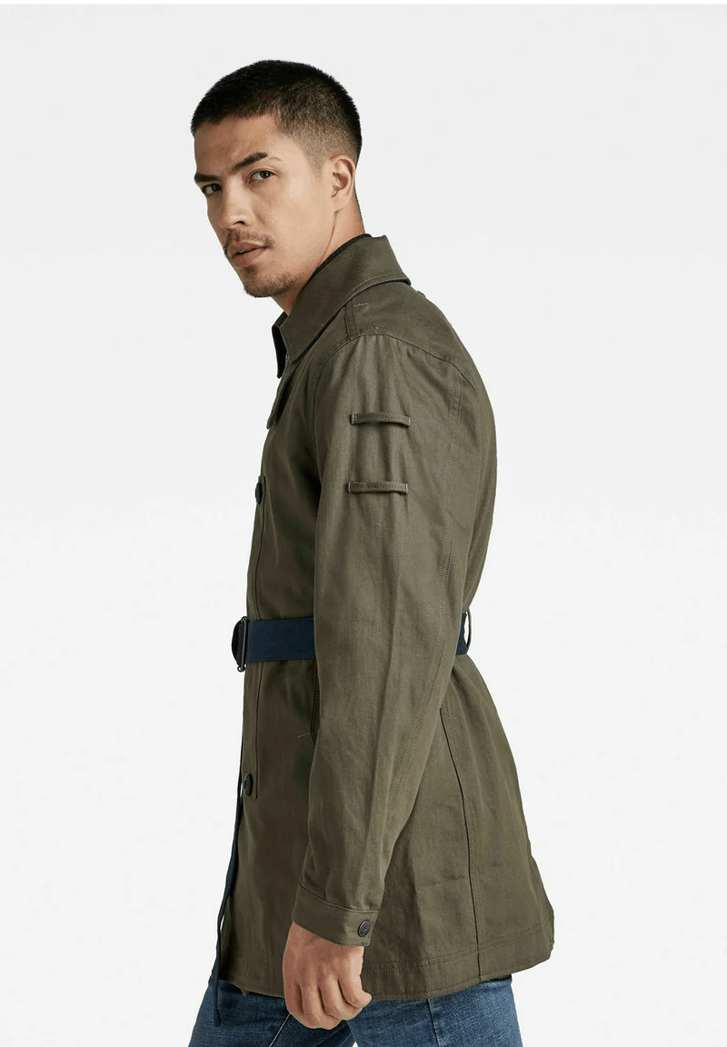 G-Star G-star double breasted trench coat kara combat denim Size US XXL / EU 58 / 5 - 2 Thumbnail