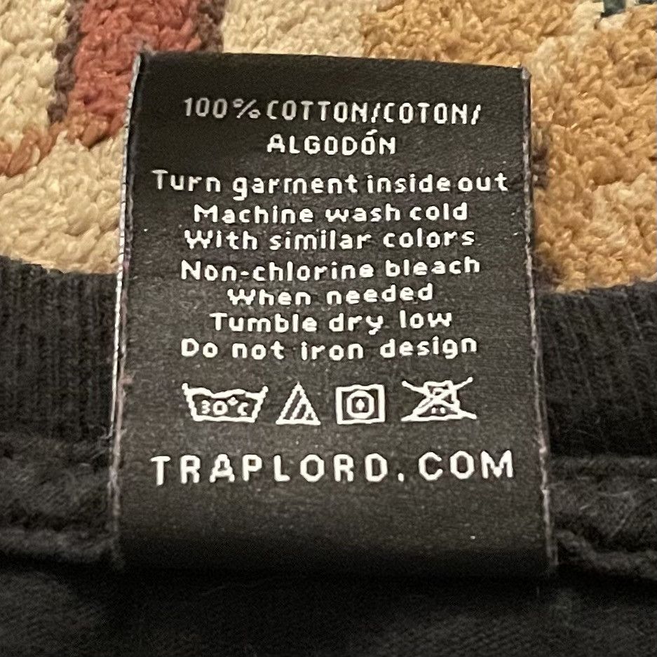 Rap Tees Vintage Y2K Traplord Worldwide Silver Black SS T-Shirt Size US XXL / EU 58 / 5 - 5 Thumbnail