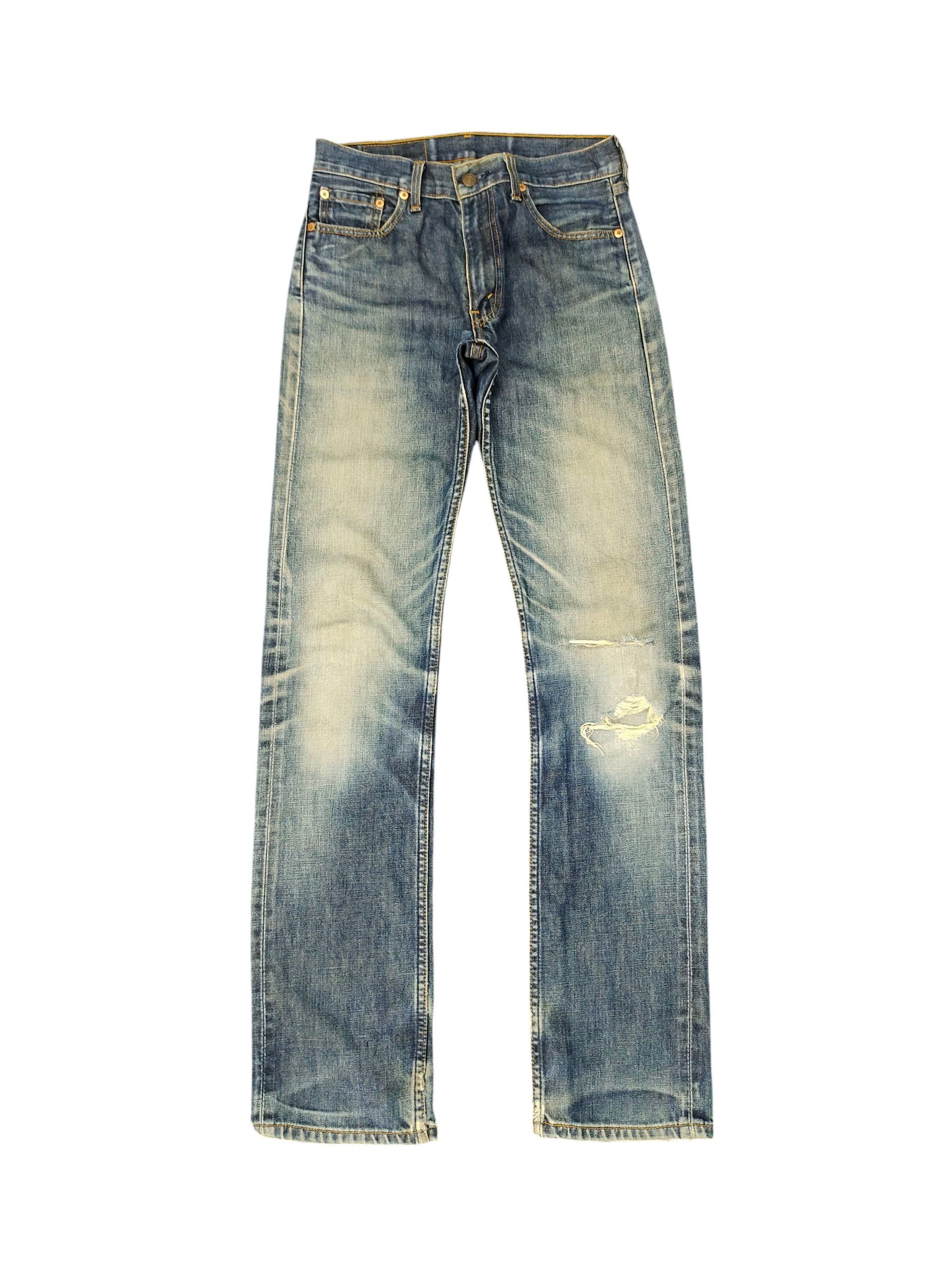 Levi's Vintage Clothing Vintage Levis 505 Clawmark Distress Faded Denim Jeans Size US 29 - 1 Thumbnail