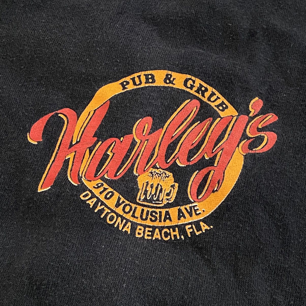 Harley Davidson × Vintage Vtg 1991 Daytona Bike Week Harleys Biker Sunfade Tee Size US XXL / EU 58 / 5 - 7 Thumbnail