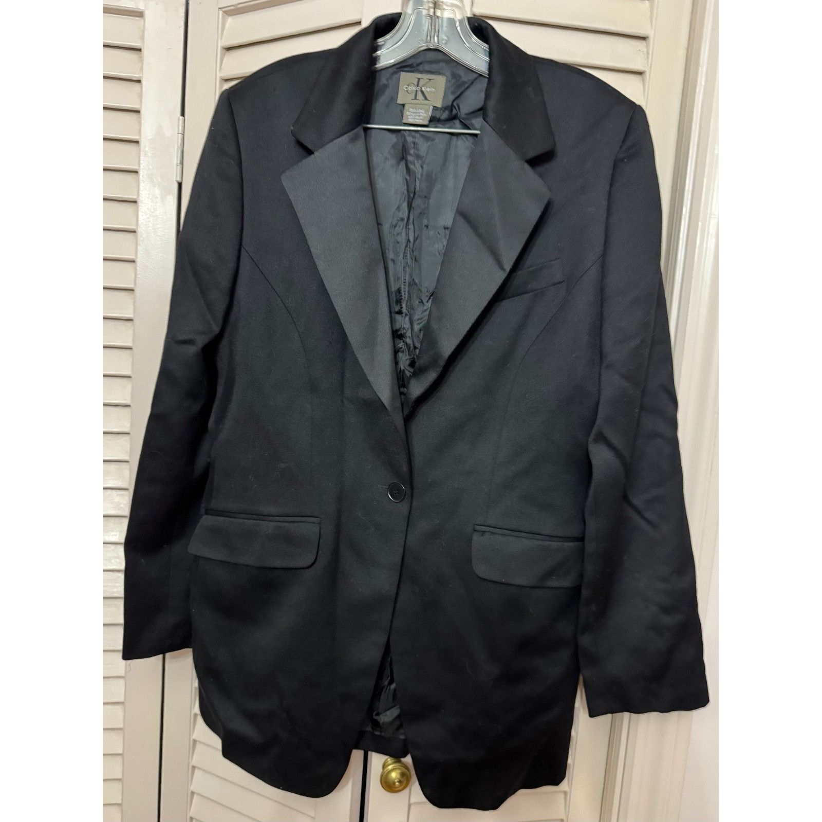 Calvin Klein Calvin Klein Men's Blazer Wool Blazer Jacket size 14 Size 40R - 3 Thumbnail