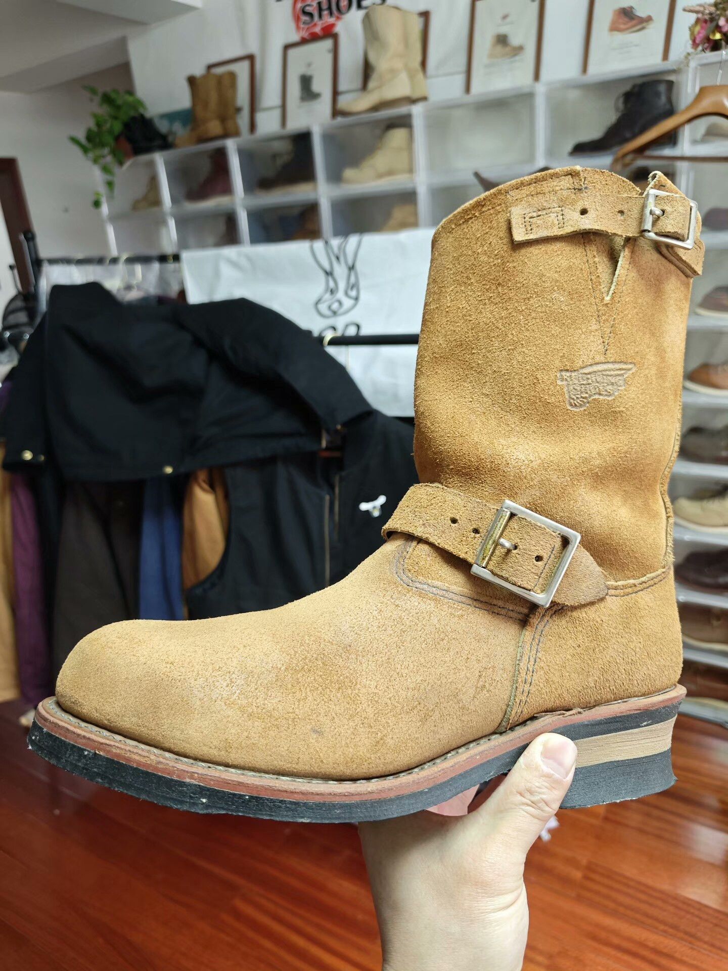Red Wing Red Wing 8178 Steel Stamp Engineer Size US 9.5 / EU 42-43 - 1 Thumbnail
