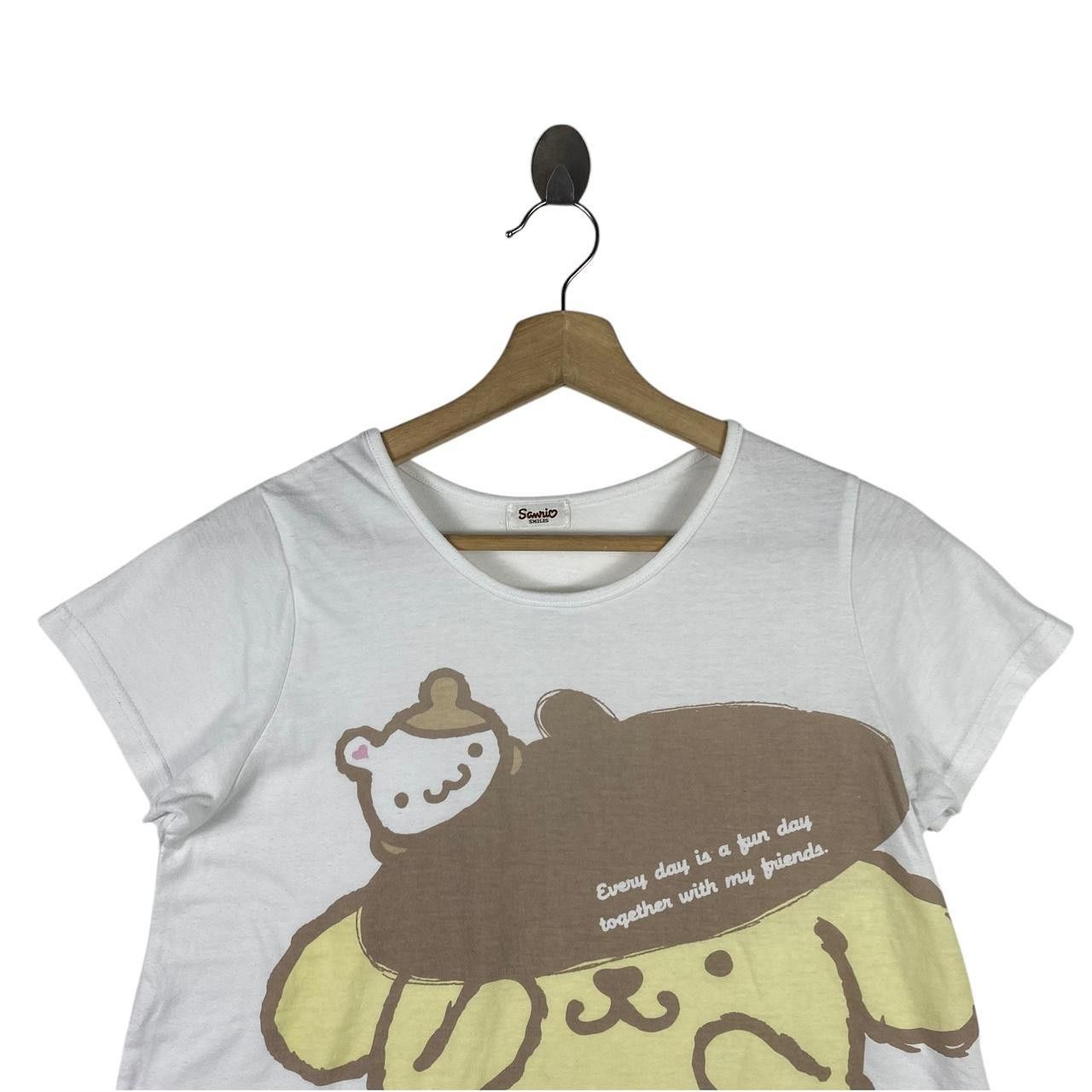 Anime POMPOMPURIN SANRIO CHARACTER Cartoon Tee Shirt Top Anime Size S / US 4 / IT 40 - 2 Thumbnail