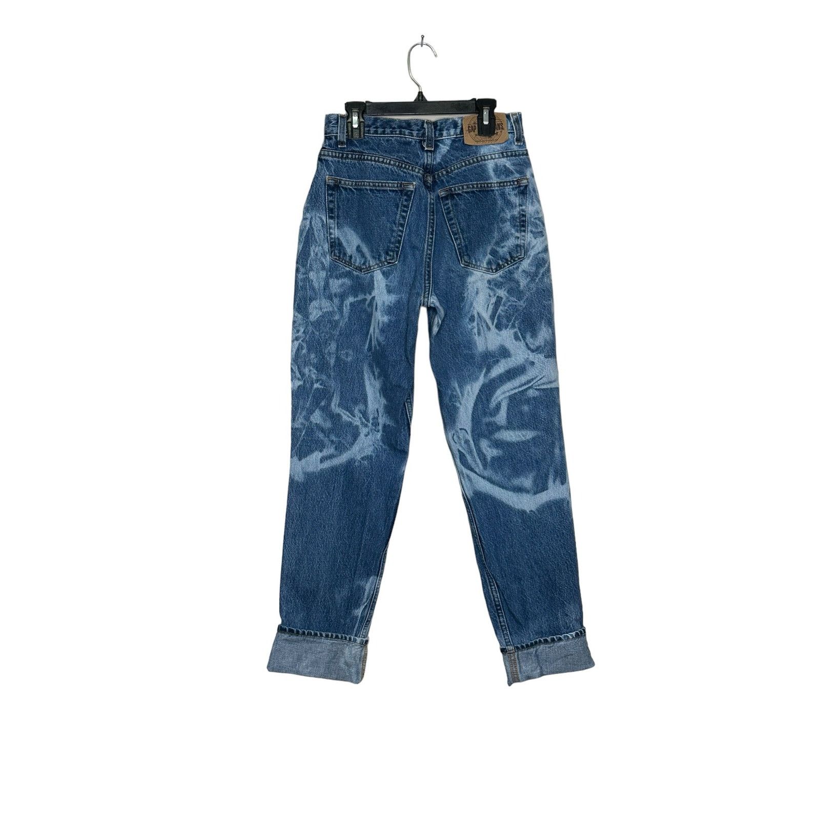 Gap Gap vintage blue tie dye high rise cuffed legs jeans size 6 Size 28" / US 6 / IT 42 - 10 Thumbnail