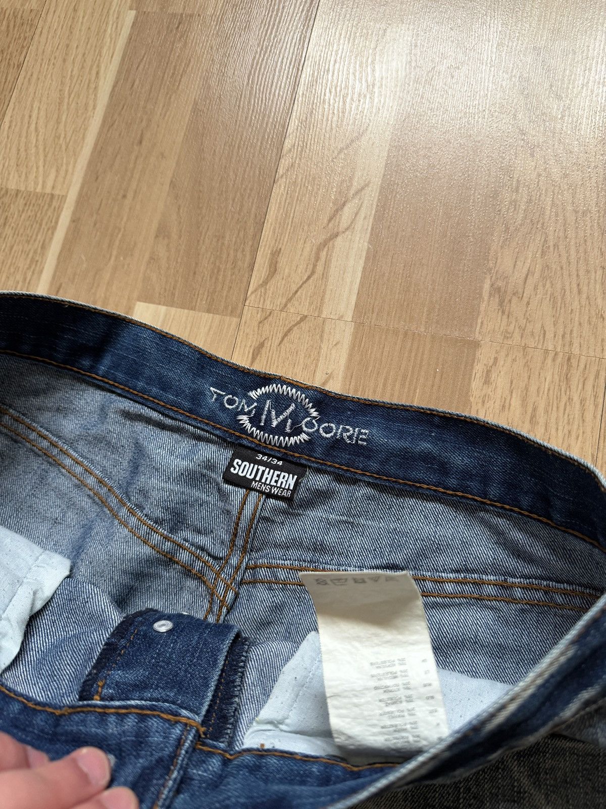 If Six Was Nine Vitage no faith studios style jeans denim faded washed y2k Size US 34 / EU 50 - 5 Thumbnail