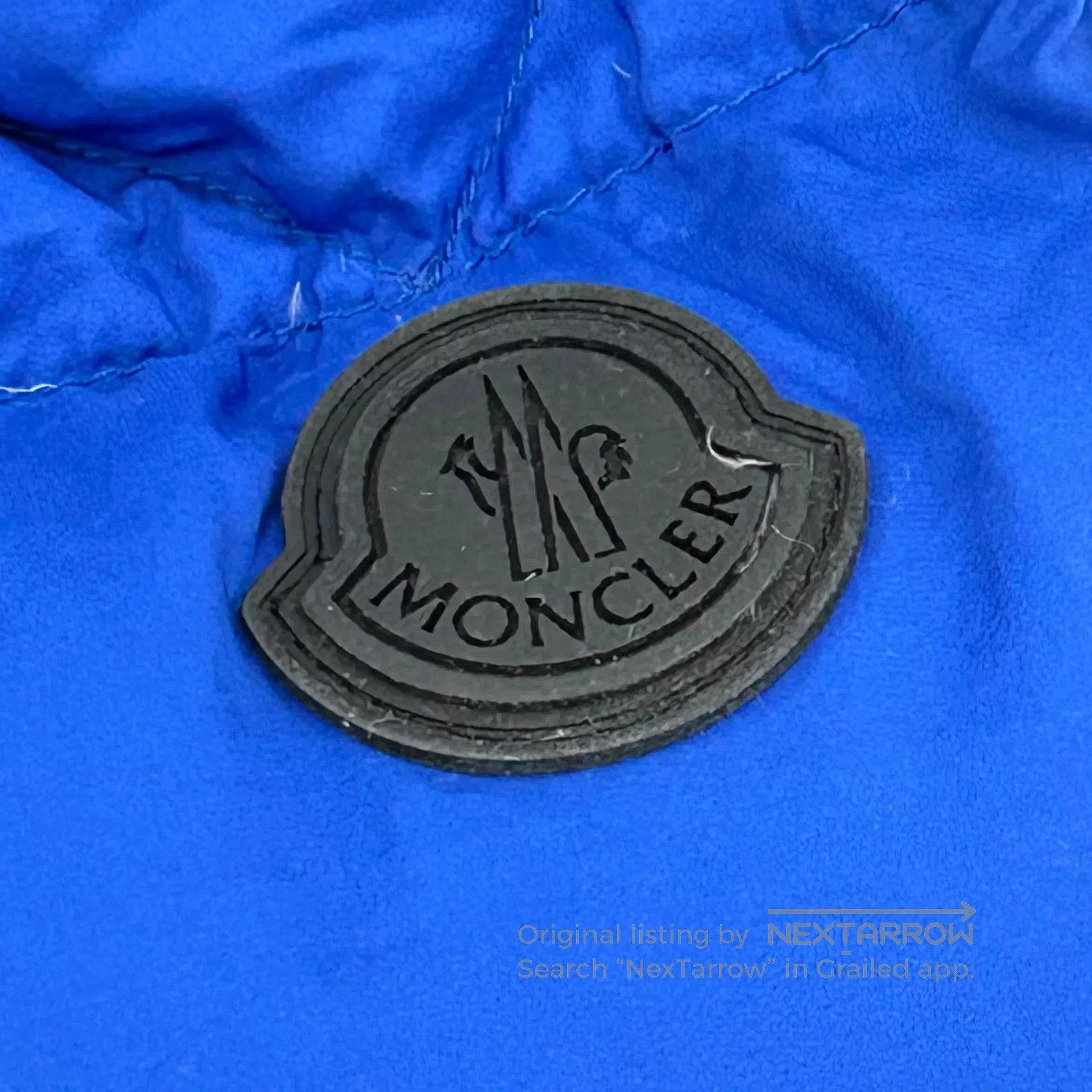 Moncler Blue Puffer Jacket with Hood - Size M. Size US M / EU 48-50 / 2 - 9 Thumbnail