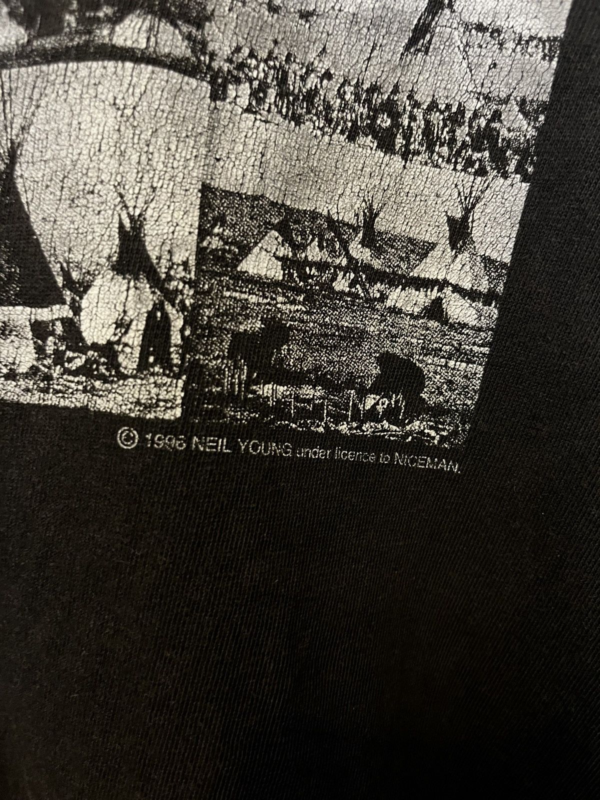 Vintage Neil Young with Crazy Horse rare vintage Size US XL / EU 56 / 4 - 3 Thumbnail