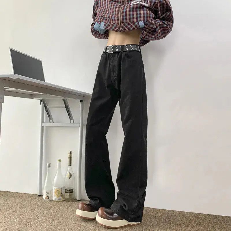 Japanese Brand Retro loose high street straight leg jeans Size US 32 / EU 48 - 6 Thumbnail