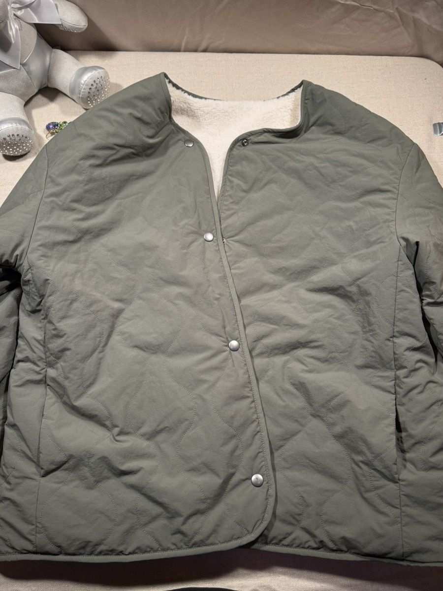 Vintage Army Green Button Up Jacket Size US L / EU 52-54 / 3 - 3 Thumbnail