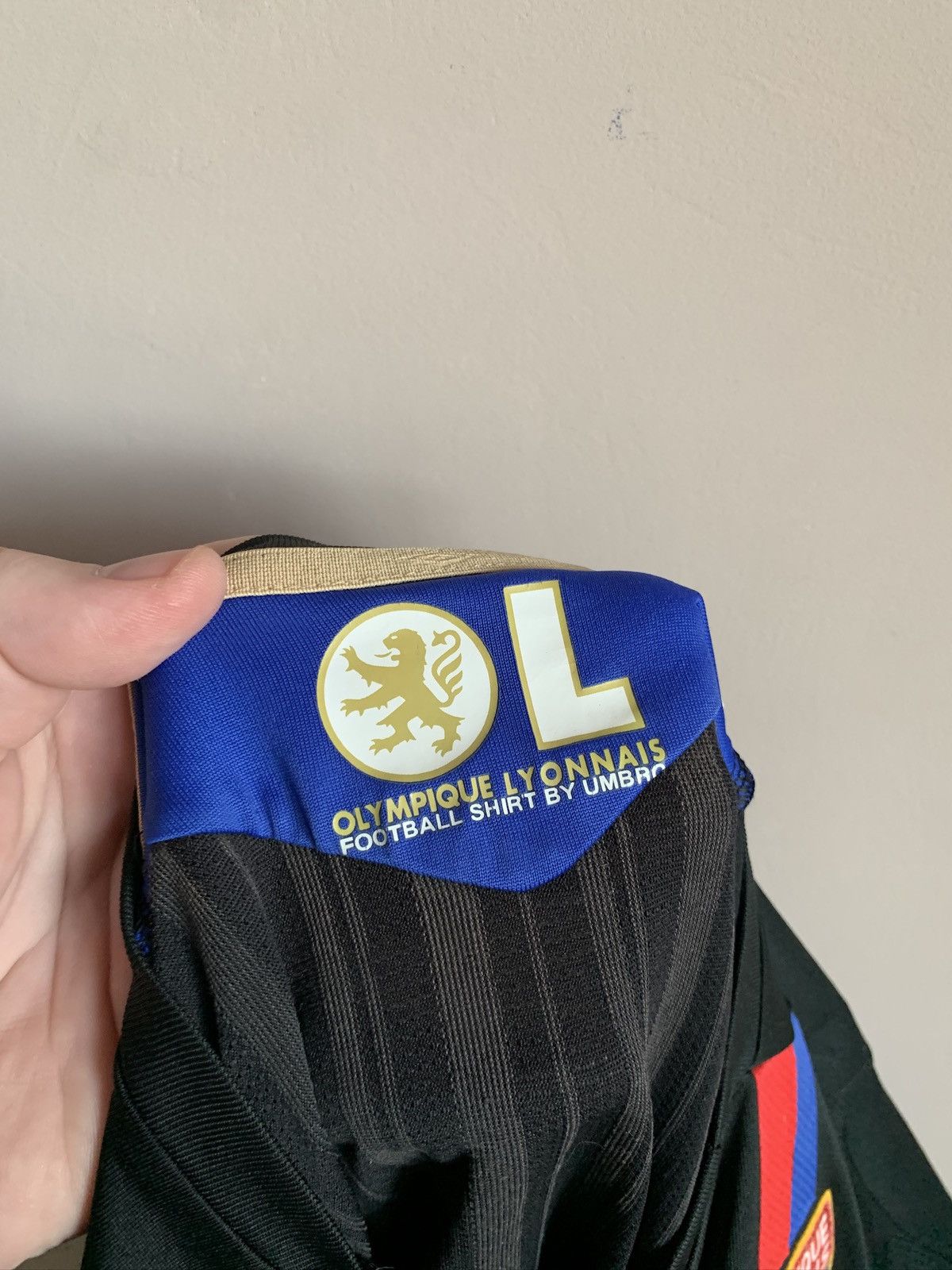 Umbro Olympique Lyonnais 2007 Football Shirt Umbro Black Soccer S Size US S / EU 44-46 / 1 - 13 Thumbnail