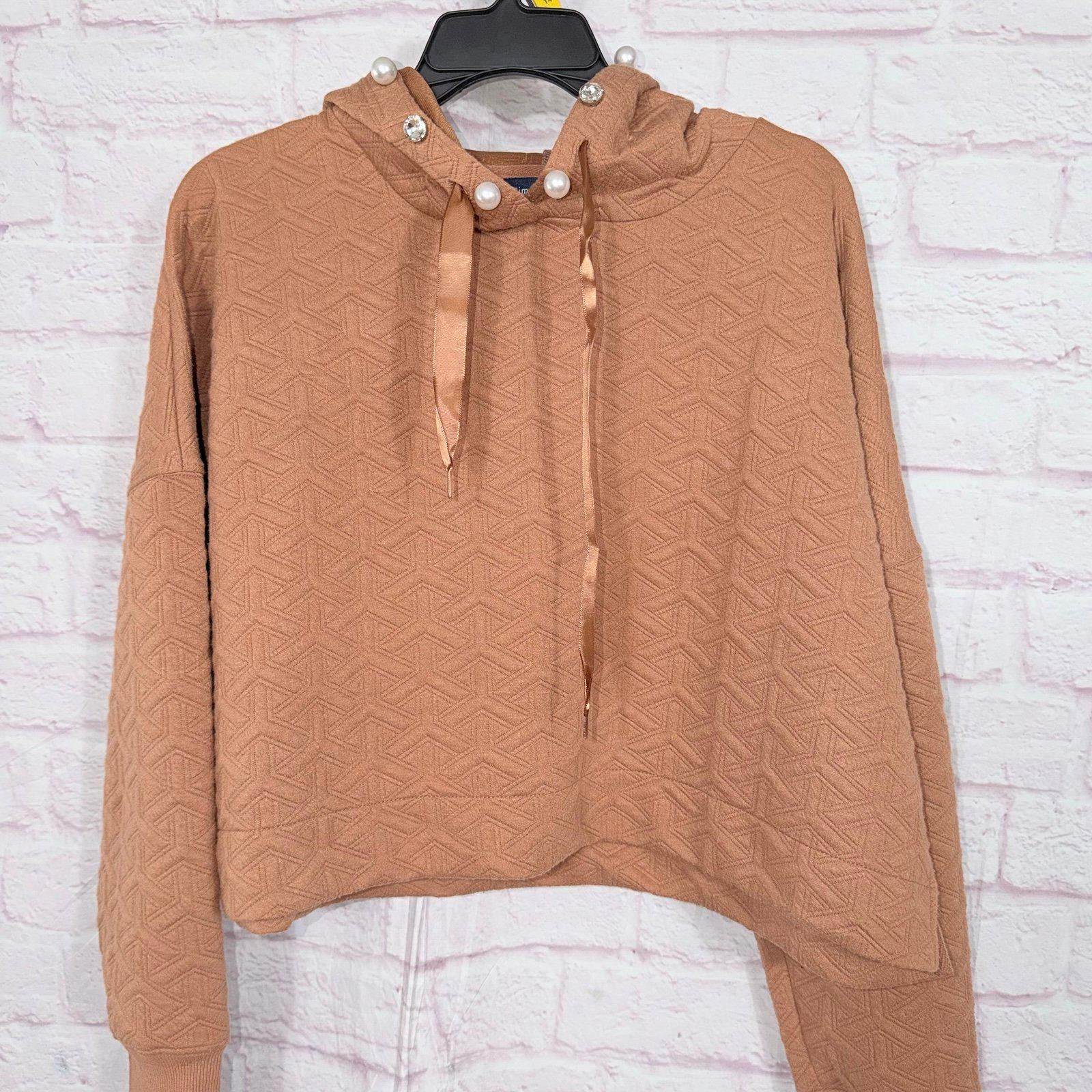 Other Simply Southern Oversized Large Hoodie with Pearl Accents Size L / US 10 / IT 46 - 1 Thumbnail