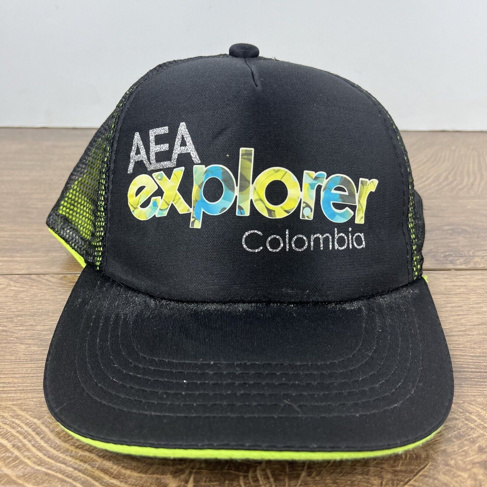 Columbia AEA Explorer Columbia Hat Snapback Hat Black Hat Adjustable Size ONE SIZE - 5 Thumbnail