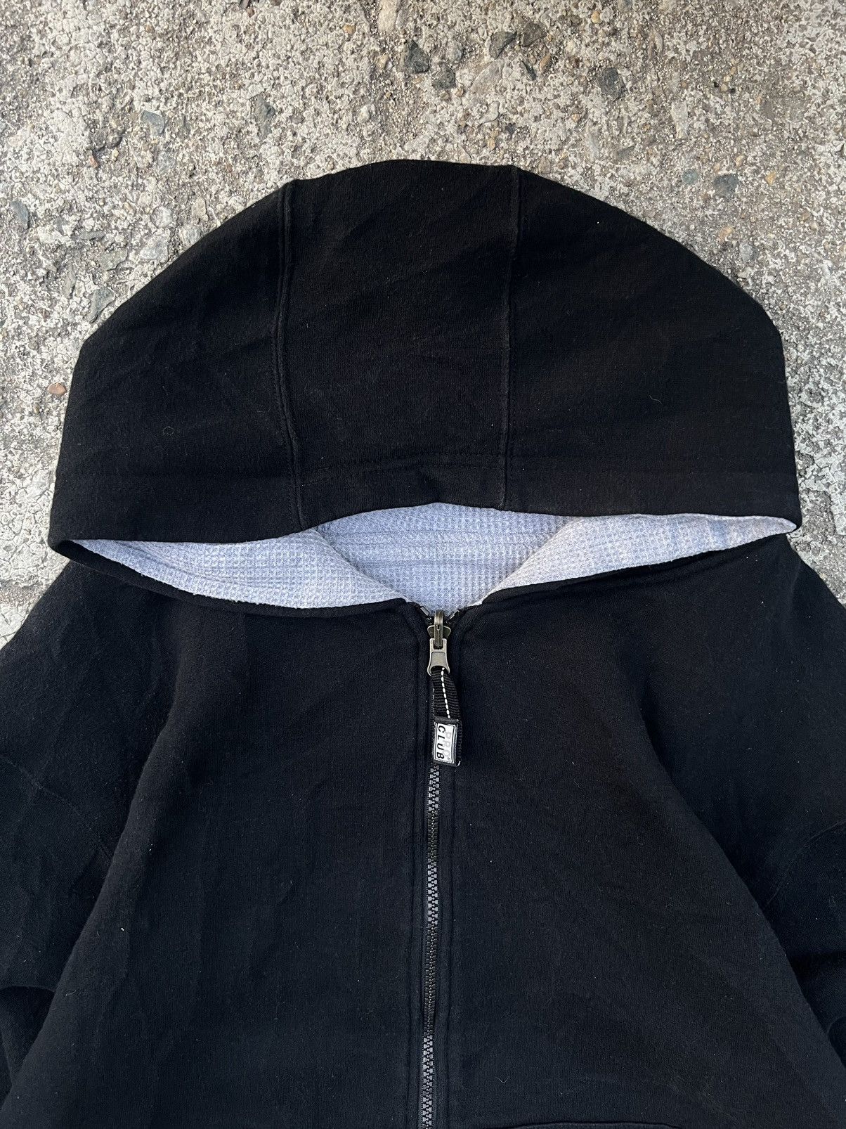 Vintage Thermal Lined Vintage Proclub Reversible Hoodie Zip Up Size US M / EU 48-50 / 2 - 5 Thumbnail