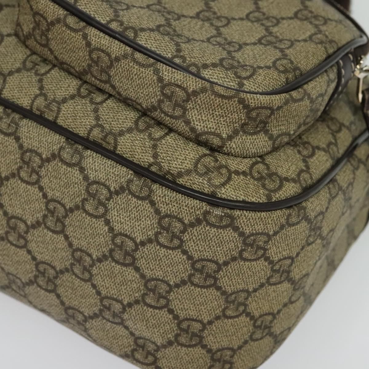 Gucci GUCCI GG Supreme Shoulder Bag Pvc Beige Gold Size ONE SIZE - 11 Thumbnail
