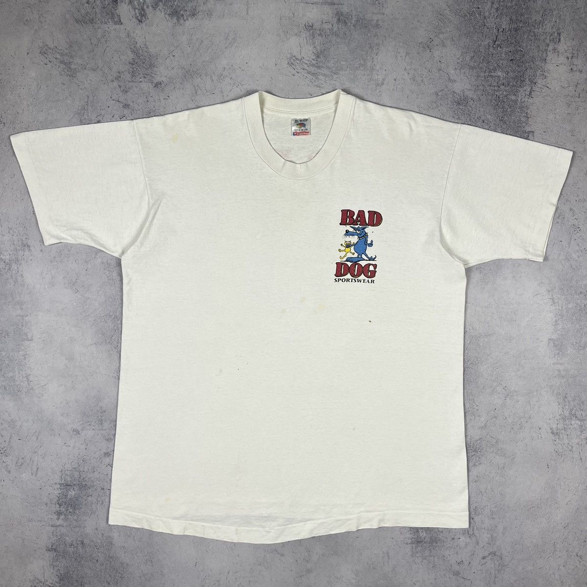 Vintage Vintage Bad Dog Top Ten List y2k humor tee 1994 Size US L / EU 52-54 / 3 - 5 Thumbnail