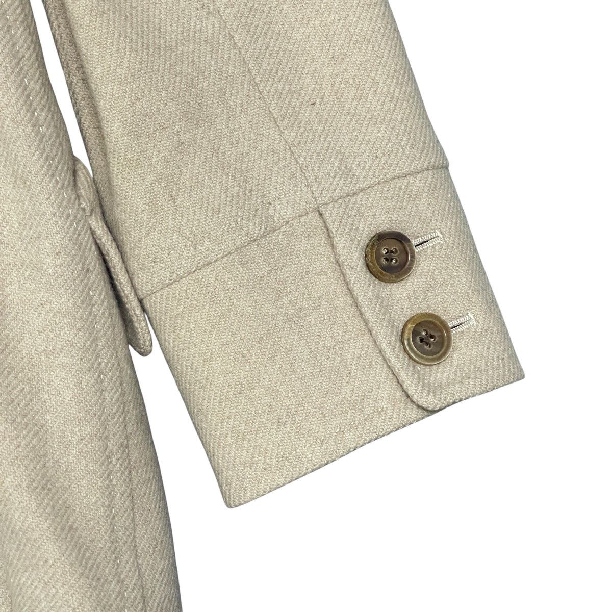 Louis Feraud Vintage Louis Feraud Paris Wool & Cashmere Peacoat Jacket Size S / US 4 / IT 40 - 14 Thumbnail