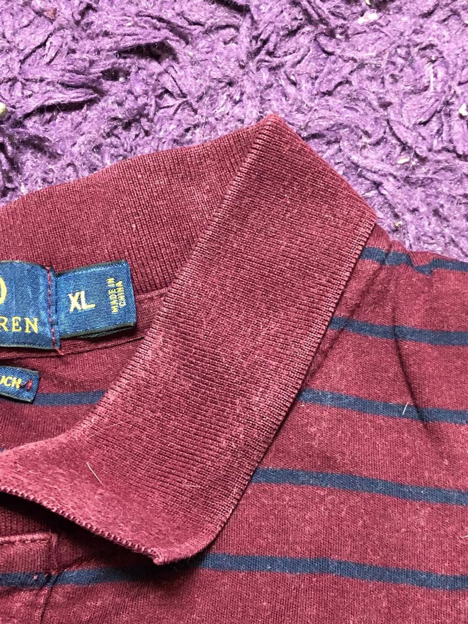 Polo Ralph Lauren Polo Ralph Lauren Striped Soft Touch Polo Size XL Size US XL / EU 56 / 4 - 8 Thumbnail