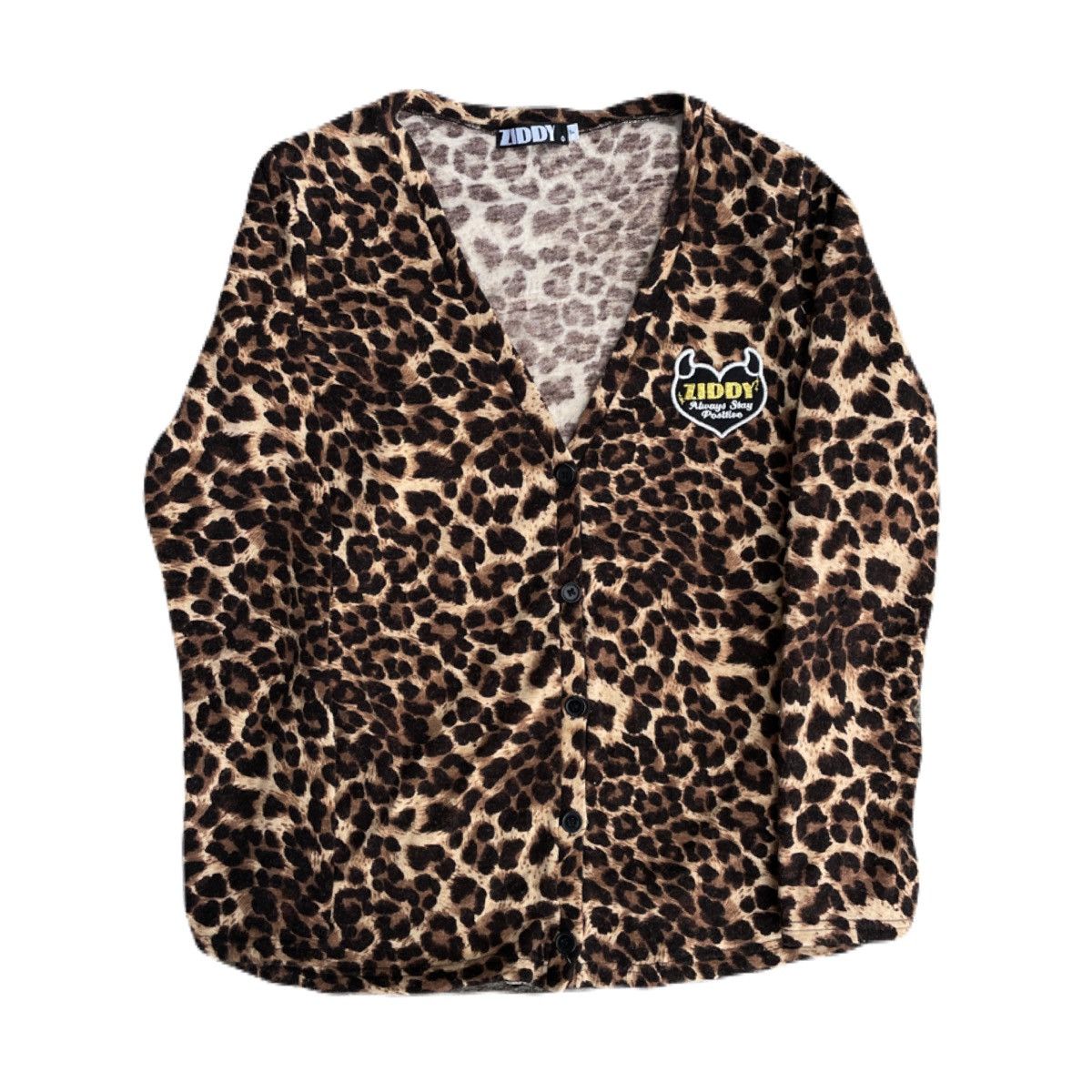 If Six Was Nine 2000s Japanese archive Vkei Leopard Cardigan Y2K Size US XS / EU 42 / 0 - 2 Thumbnail