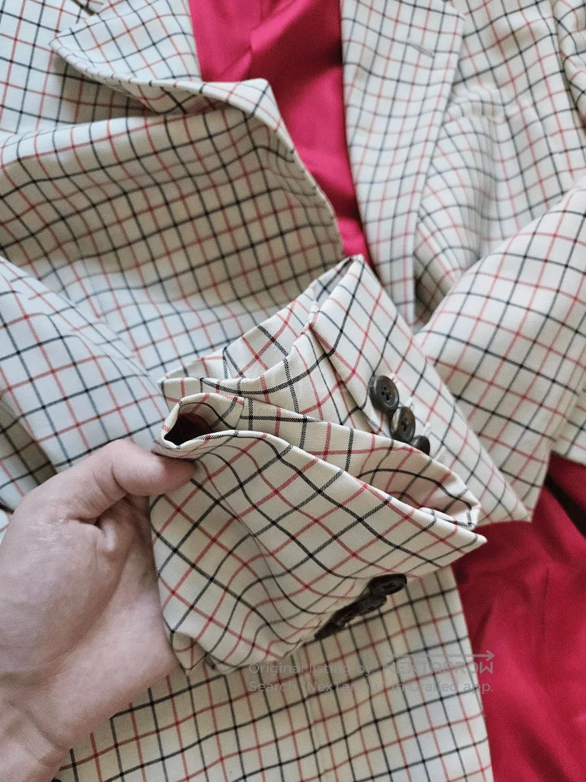 Prada Sz 44 Prada Plaid Blazer Jacket. Size US S / EU 44-46 / 1 - 4 Thumbnail