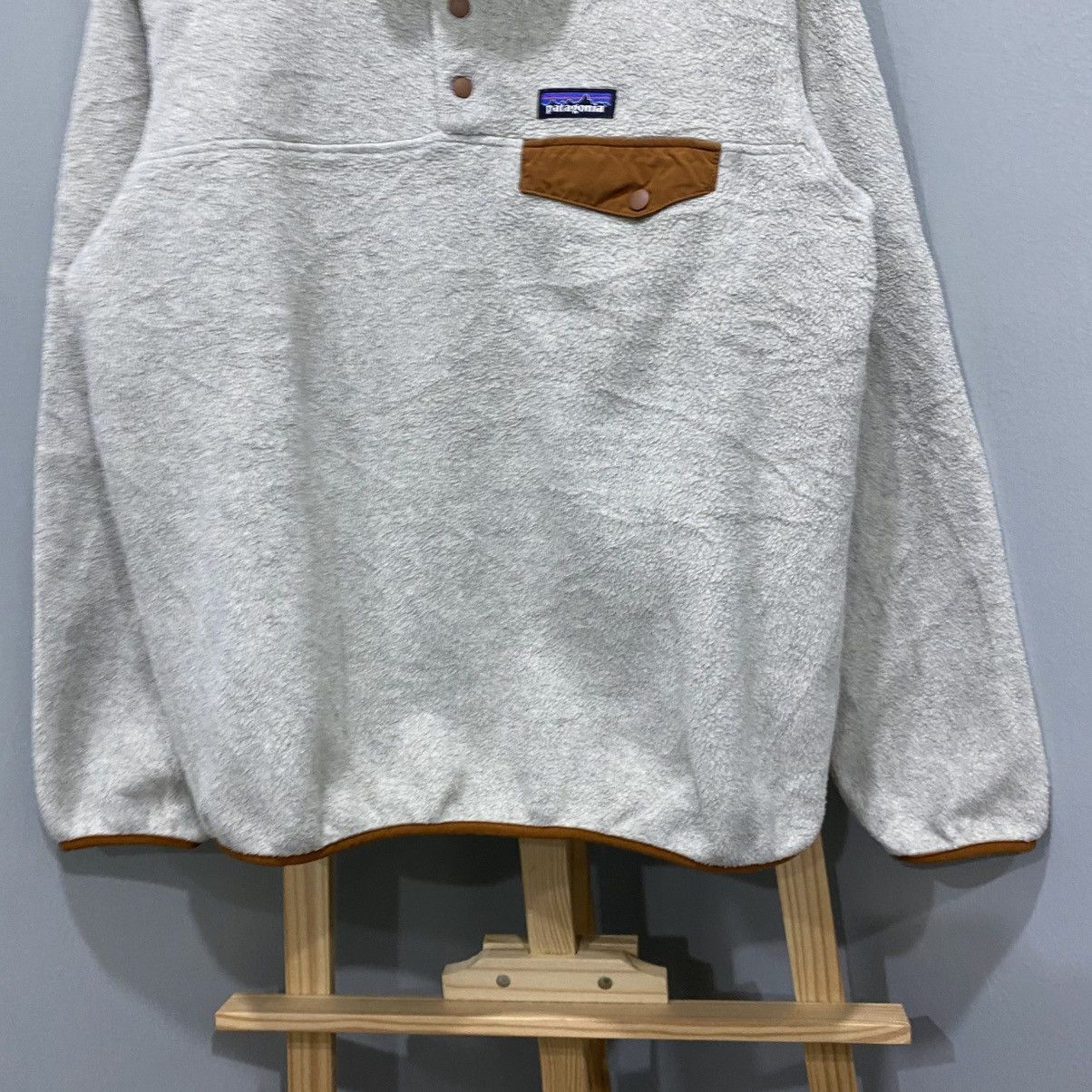 Patagonia Patagonia Lightweight Synchilla Snap-T FleecePulloverOatmeal Size US M / EU 48-50 / 2 - 4 Thumbnail