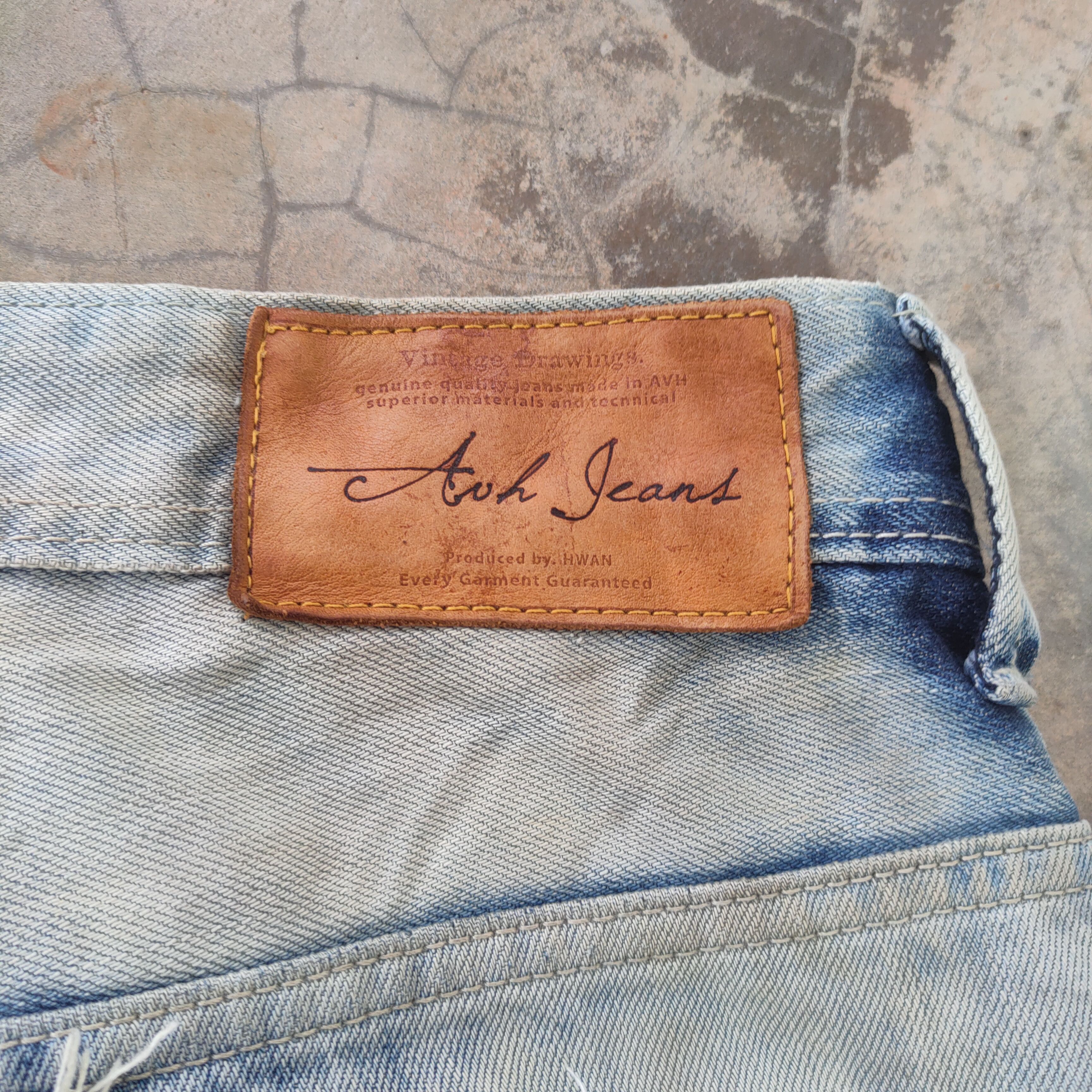 Japanese Brand W33 VINTAGE JAPANESE FADED WASH DISTRESSED JEANS PANTS Size US 33 - 14 Thumbnail
