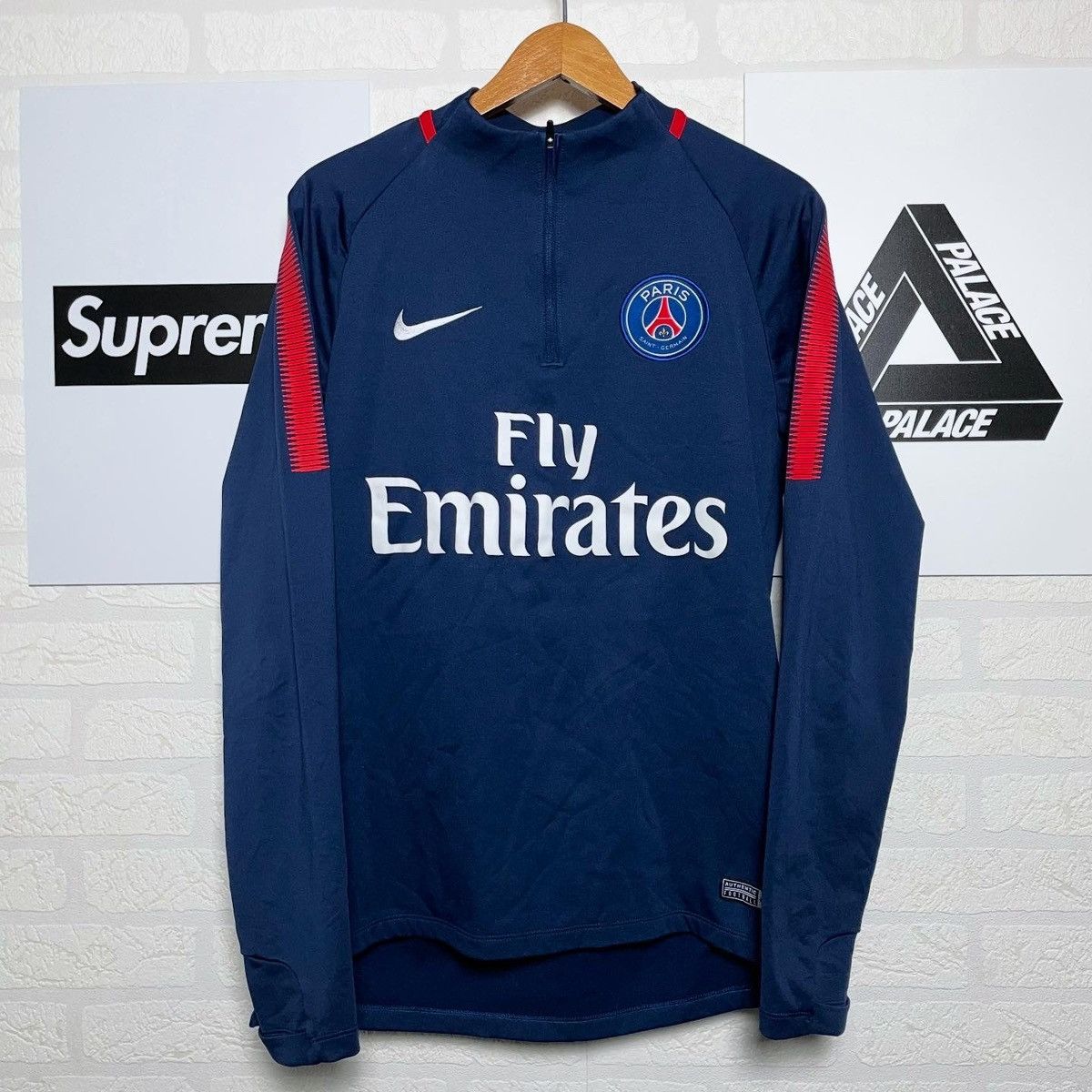 Nike Paris Saint-Germain Nike PSG training sweatshirt zip jersey Size US M / EU 48-50 / 2 - 1 Thumbnail