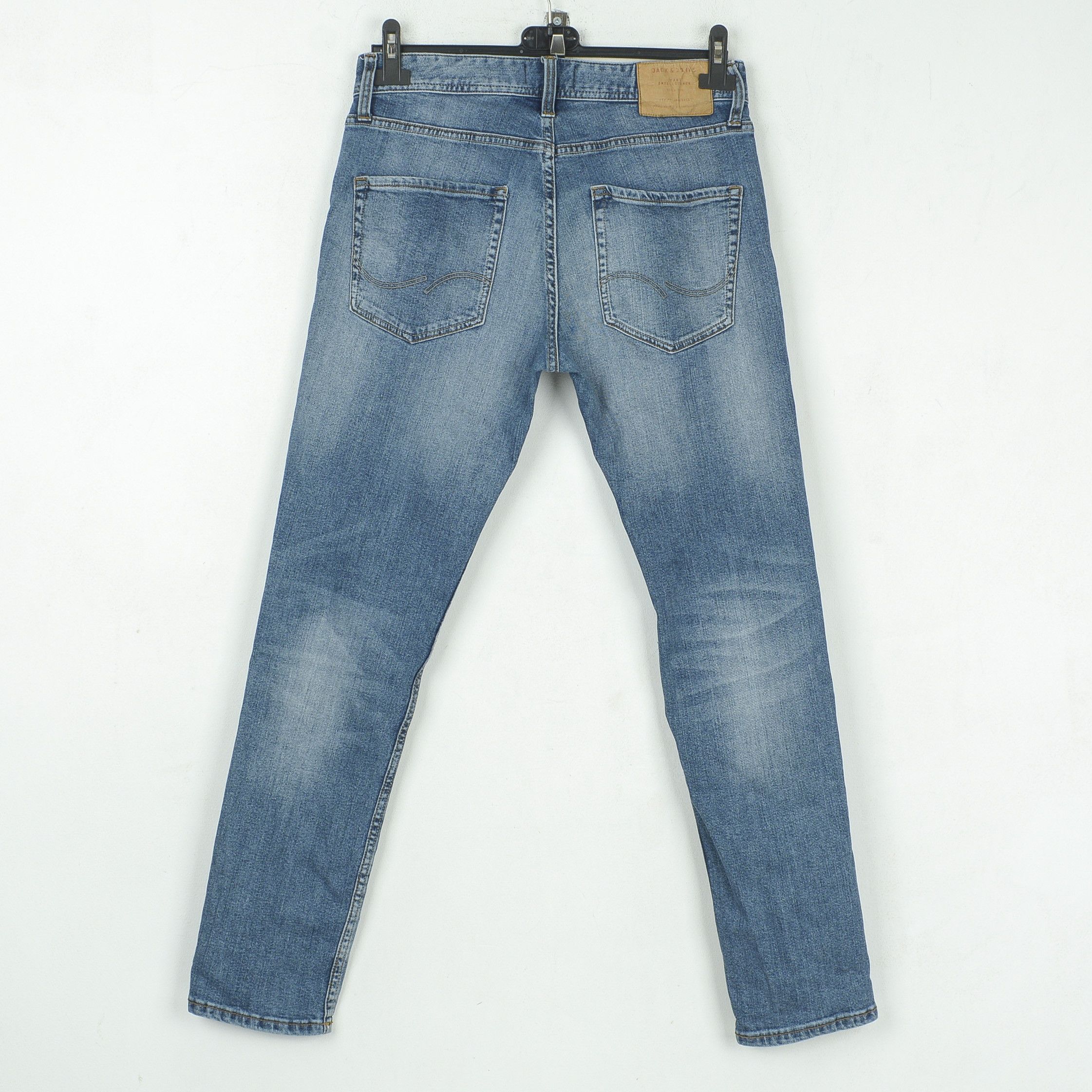 Jack & Jones Tim W29 L30 Slim Fit Straight Leg Jeans Denim Pants Trousers Size US 29 - 3 Thumbnail