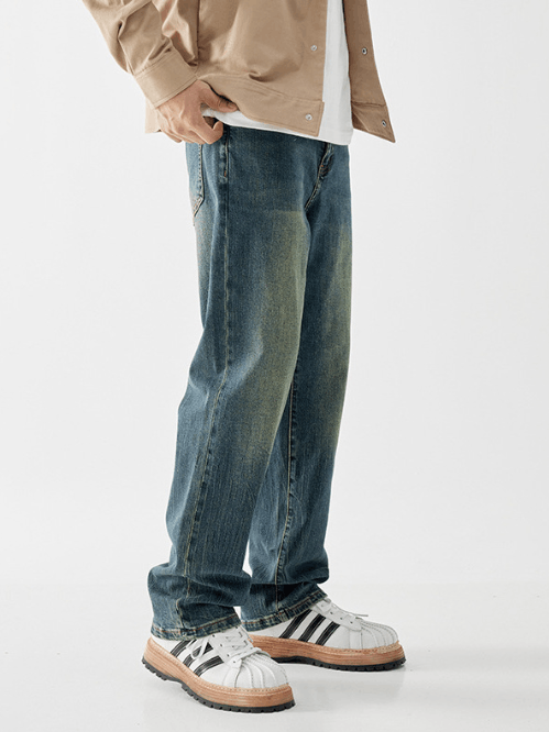 Japanese Brand × Jean American retro cleanfit trendy stretch straight jeans Size US 32 / EU 48 - 3 Thumbnail