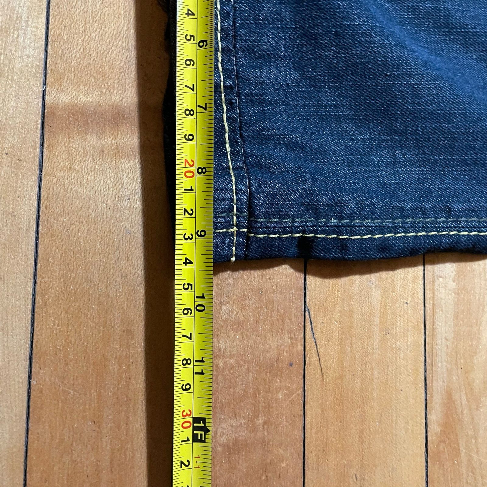Antik Denim Baggy Antik Denim Blue Button Fly Denim Jeans Men's Sz 34x30 Size US 34 / EU 50 - 6 Thumbnail