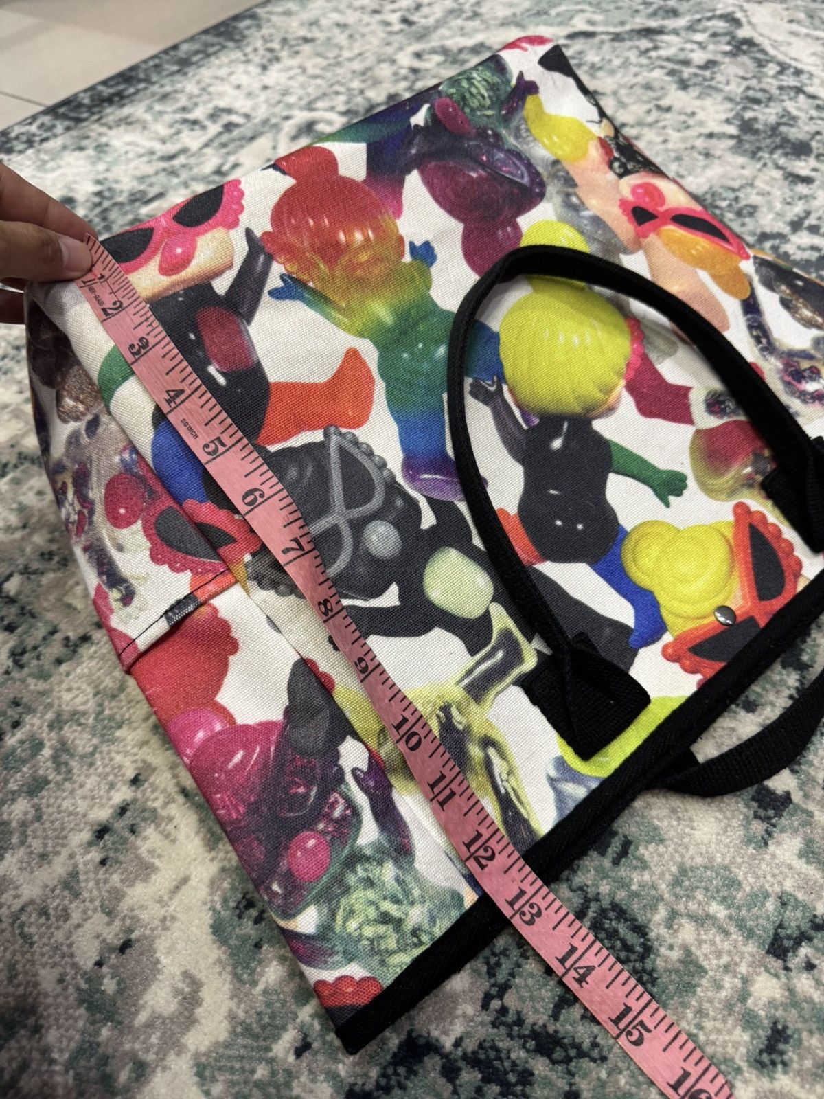 Hysteric Glamour HYSTERIC MINI BIG OVERPRINT TOTE BAG Size ONE SIZE - 6 Thumbnail