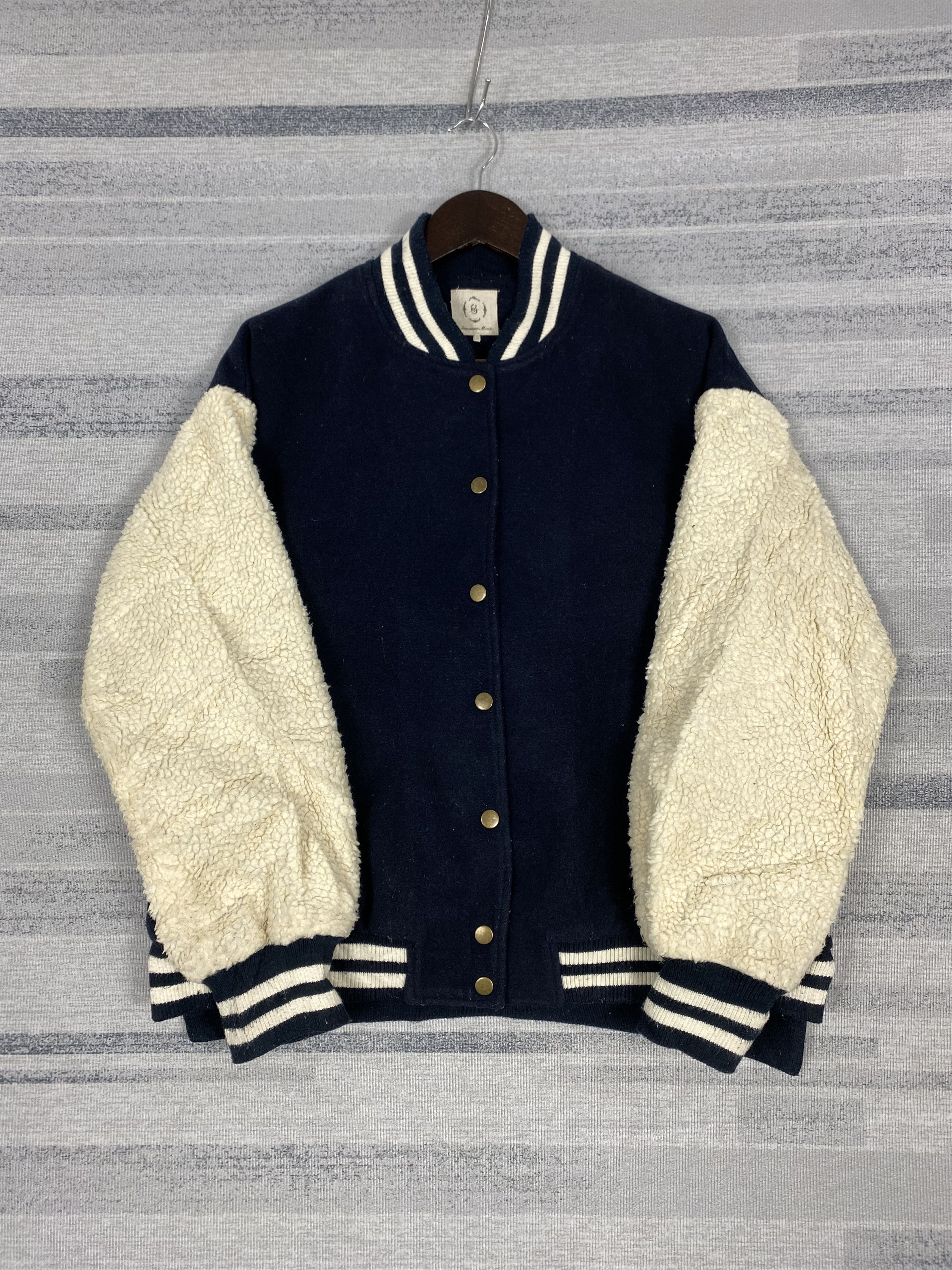 Japanese Brand Vintage Samansa Mos2 Varsity Jacket Size US S / EU 44-46 / 1 - 4 Thumbnail