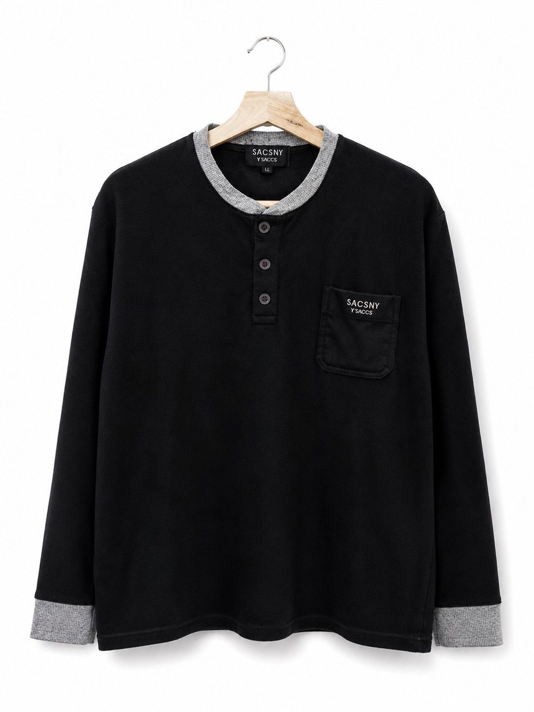 Yohji Yamamoto 🔥SALE🔥 VINTAGE SACSNY Y'SACCS BY YOHJI YAMAMOTO SWEATSHIRT Size US XL / EU 56 / 4 - 1 Thumbnail