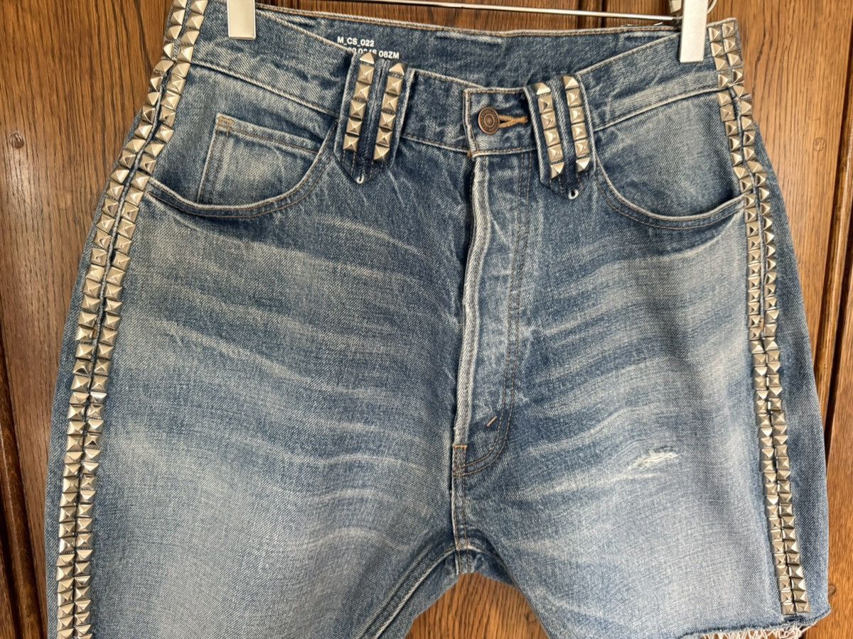 Celine SS24 Celine studded Zuma wash raw hem jean shorts Hedi 30 31 Size US 30 / EU 46 - 11 Thumbnail