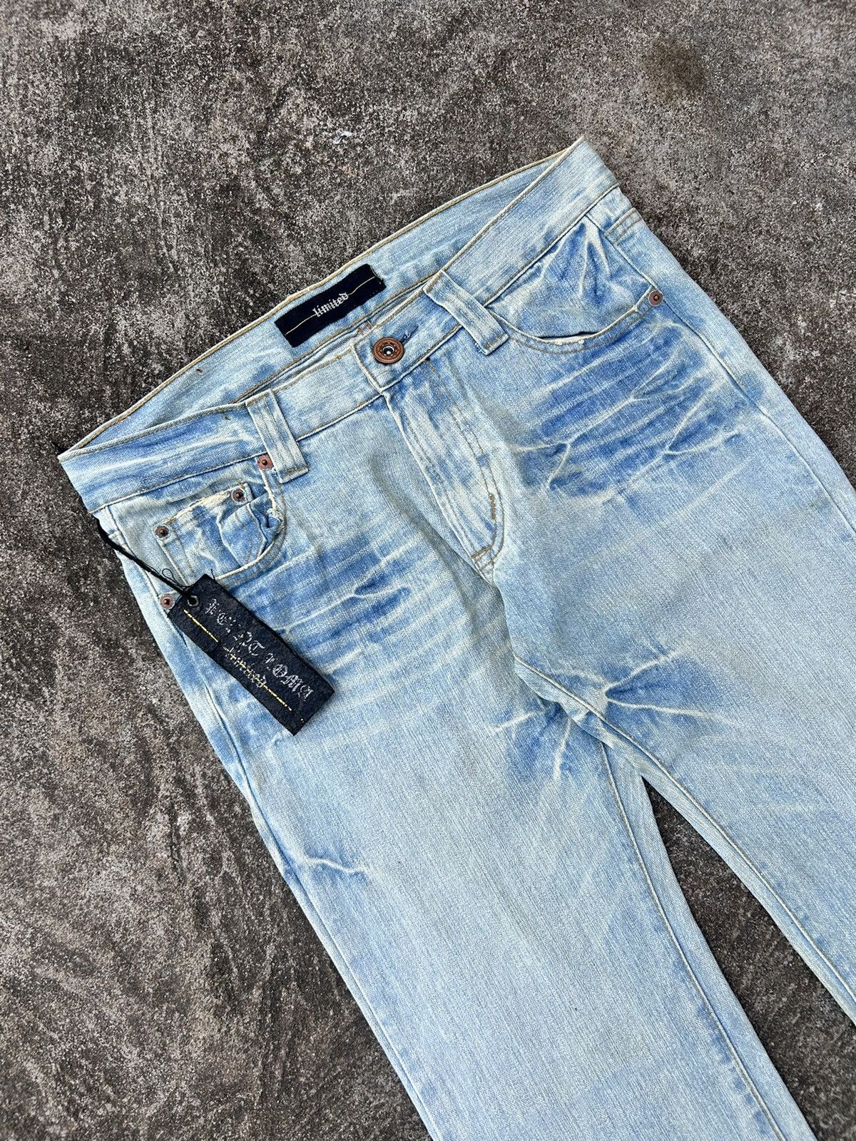 Japanese Brand Limited japanese flared jeans dragon archive Ifsix lgb style Size US 30 / EU 46 - 4 Thumbnail