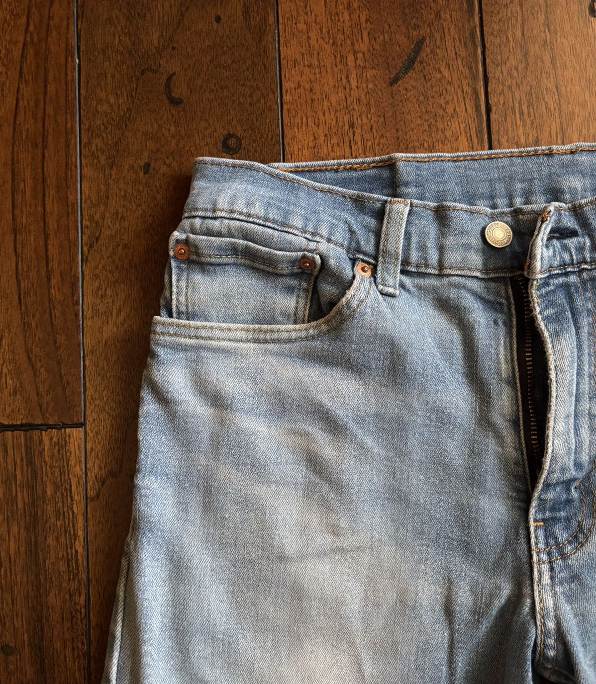 Levi's Levi's 511 34x32 Men's Denim Slim Fit Straight Jeans - Blue Size US 34 / EU 50 - 2 Thumbnail