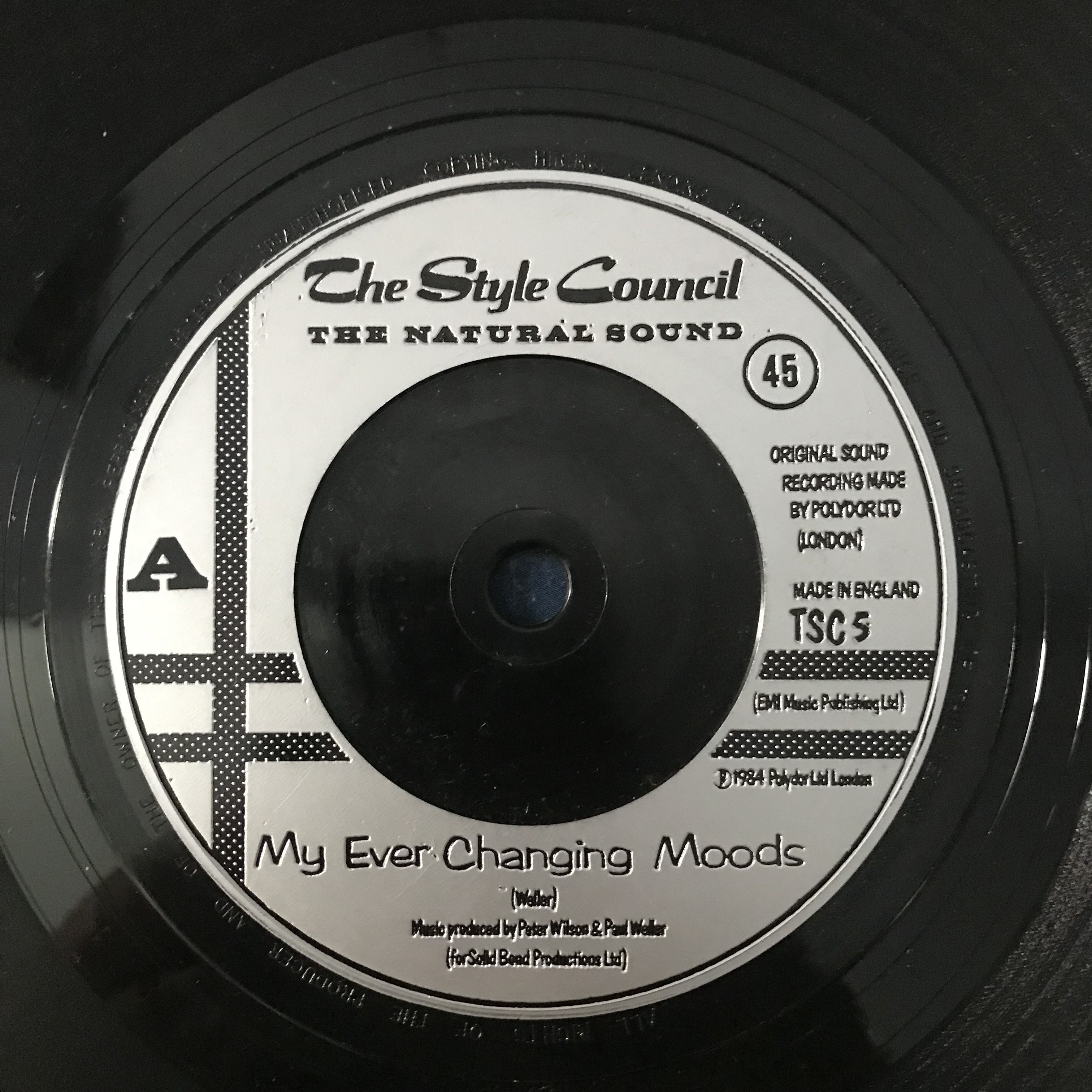 Vintage The Style Council ‎- My Ever Changing Moods 7" Vinyl Single Size ONE SIZE - 8 Thumbnail