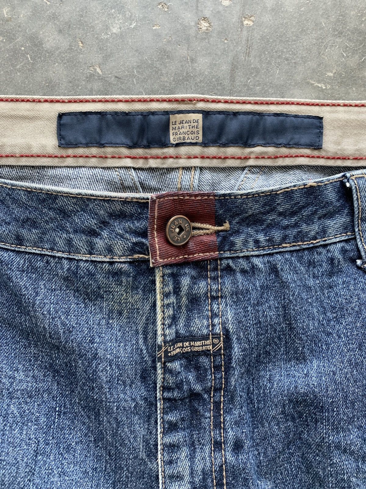Marithe + Francois Girbaud × Southpole × Vintage Crazy Vintage Y2K MFG Jean Shorts Baggy Skater Opium Size US 42 / EU 58 - 6 Thumbnail