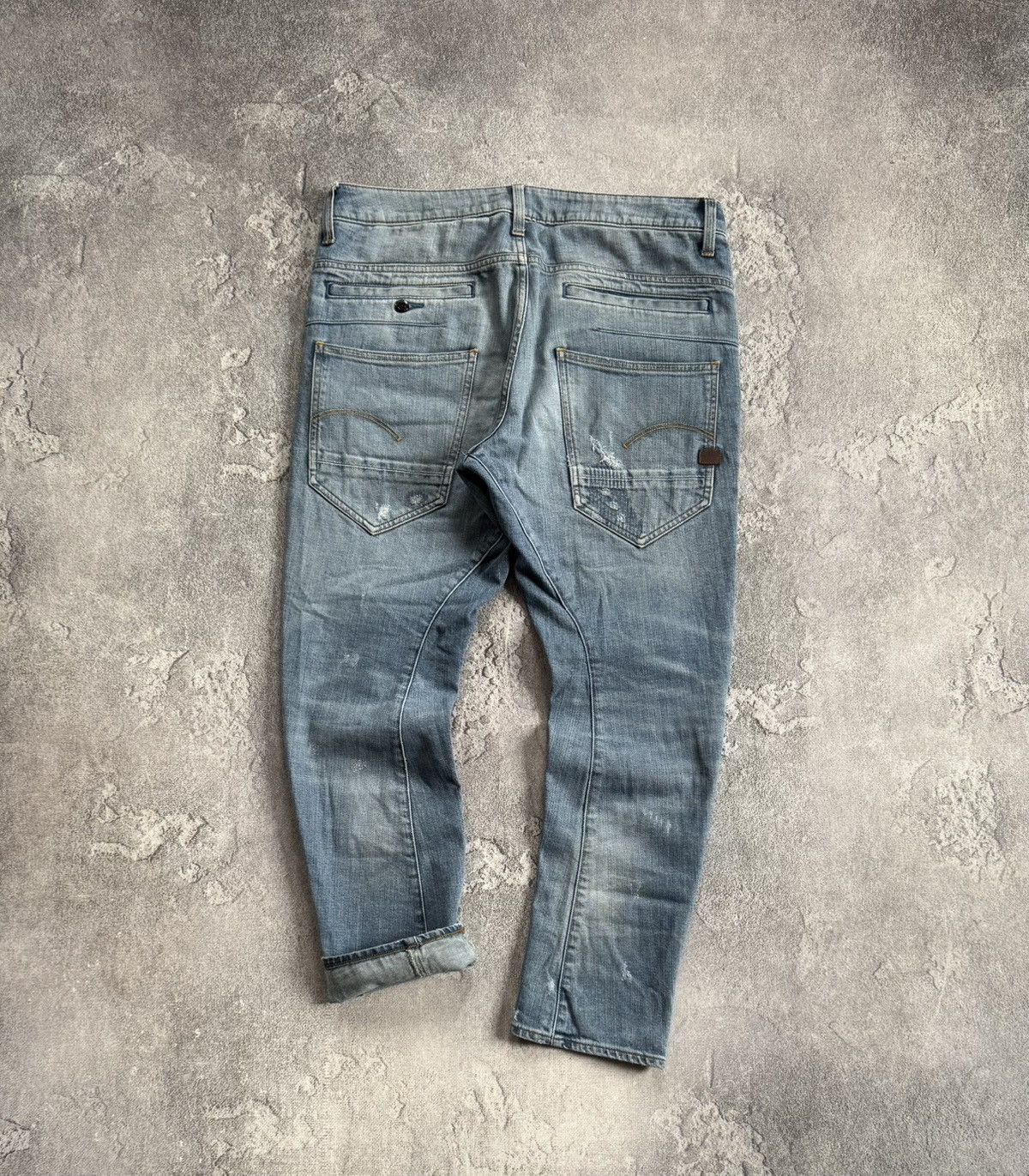 G-Star G star raw 32/30 D-Staq 3D Slim distressed denim pants jeans Size US 32 / EU 48 - 9 Thumbnail