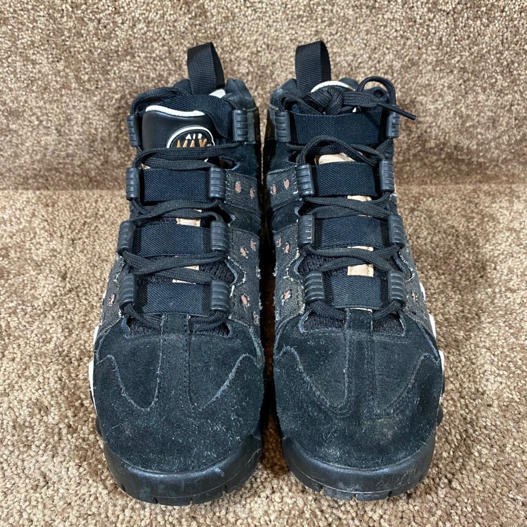 Nike VINTAGE Nike Air Max2 CB 94 Mens Size 8.5 Black Gray Denim Suede Sneakers 305440-004 Size US 8.5 / EU 41-42 - 4 Thumbnail