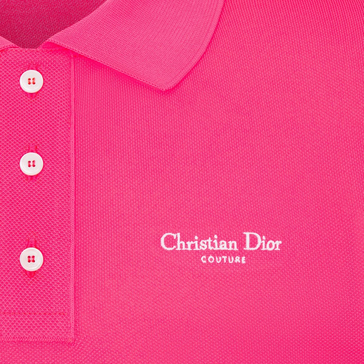Dior o1bcso1str0226 Couture Polo Shirt in Pink Size US S / EU 44-46 / 1 - 3 Thumbnail